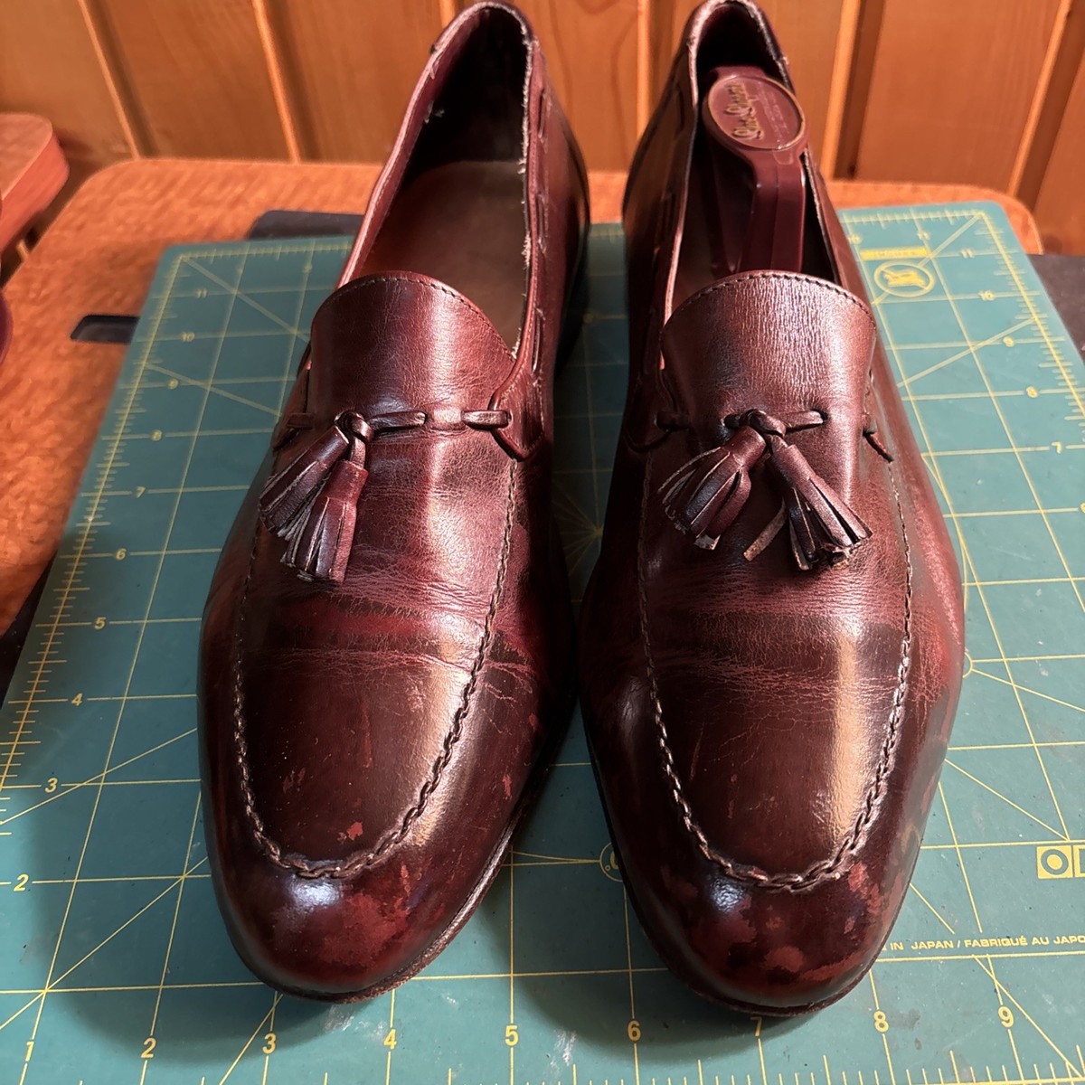 Lloyd & Haig Custom Built Brown Leather Tassel Loafers Mens 10 Lloyd & Haig Custom Built Long Wing Bluchers | vcleat main image 2