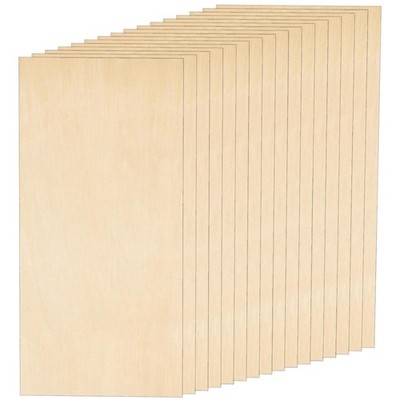 13-Pack Basswood Craft Sheets, Thin Plywood Sheets, Balsa Wood Sheets