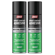 LAUCO Spray Adhesive Contact 13oz, Pack of 2, Industrial Strength Heavy Duty