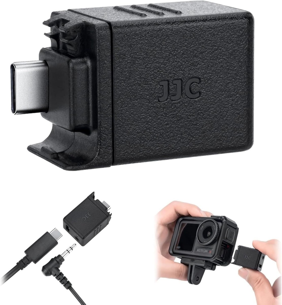 DJI Osmo Action 5 Pro Mic Adapter – 3.5mm Input with Type-C 
