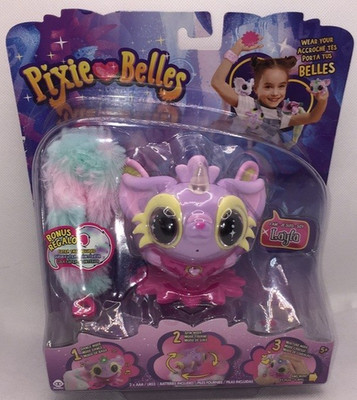Pixie Belles Layla Purple Interactive Enchanted Animal Toy Figure