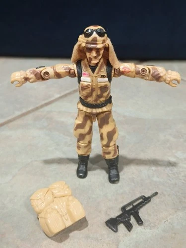 1985 GI JOE ARAH Dusty V1 Vintage Figure 3.75" Near Complete w/ Accessories