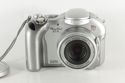 Canon PowerShot S1 IS Silver Compact Digital Camera Excellent