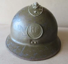 WWII FRENCH ADRIAN HELMET MODEL 1926 M26 / COLONIAL INFANTRY