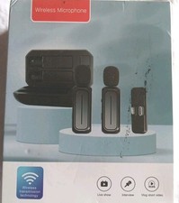3-in-1 Wireless Microphone: Premium Lavalier Microphones iPhone, Android, Camera