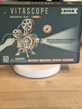 Vitascope Movie Projector 3D Wooden Puzzle Kit New Sealed ROKR