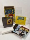 Super Mario Bros 3 (Nintendo NES) Complete CIB - w/Inserts - Cleaned & Tested!