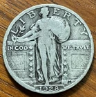 1928 P Standing Liberty Quarter - 90% Silver