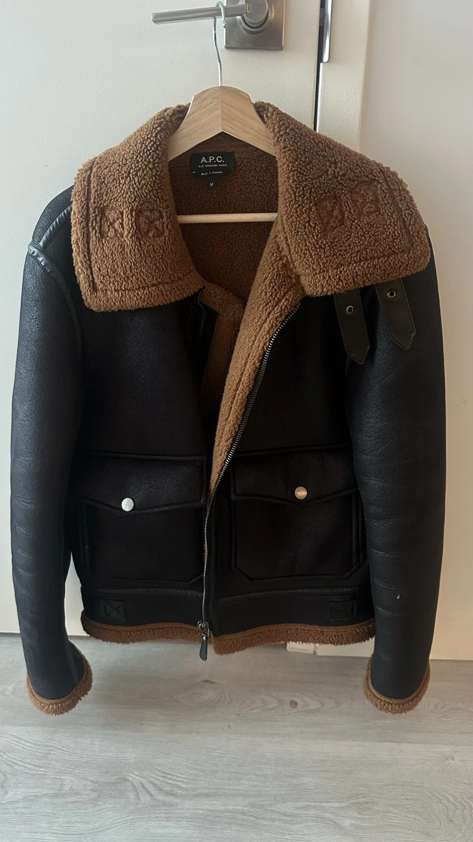 ジャケット・アウター a.p.c. leather zip jacket archive PSALP-H32047JAA_00_grande.jpg?