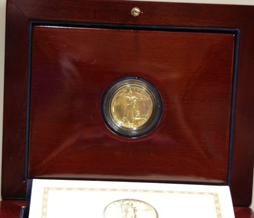 2009 Ultra High Relief Double Eagle US Mint $20 Gold 1 Oz .999 Box & COA