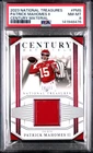 2023 NATIONAL TREASURES CENTURY MATERIALS #PMS PATRICK MAHOMES II 84/99 PSA 8