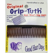 Good Hair Days Grip Tuth Shorty Comb 3 1/4 3 1/4", Tortoise Shell