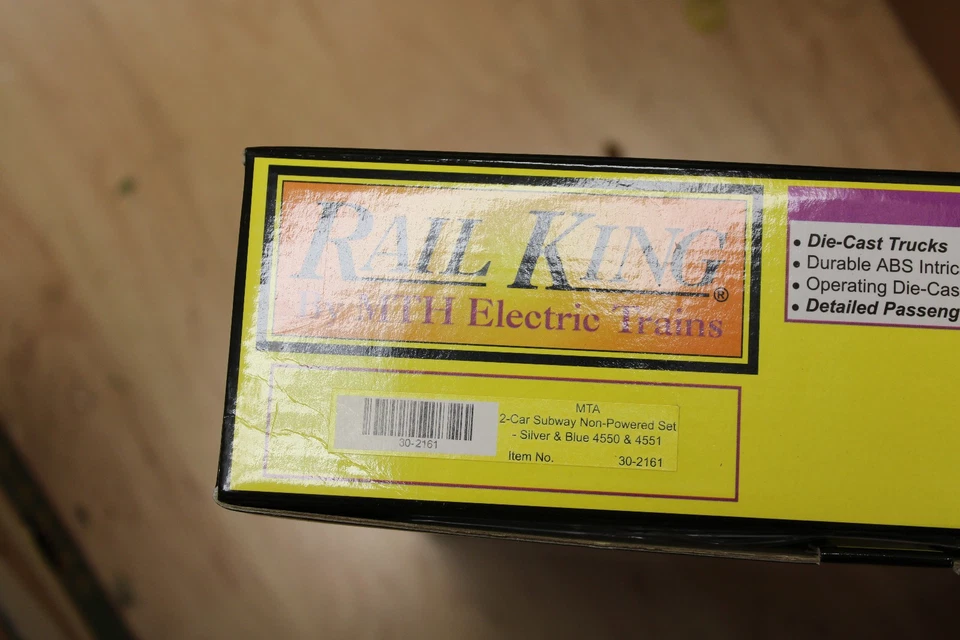 O Gauge - MTH 30-2161 - MTA 2-Car Subway Set - Non-Powered - Image 2 of 4