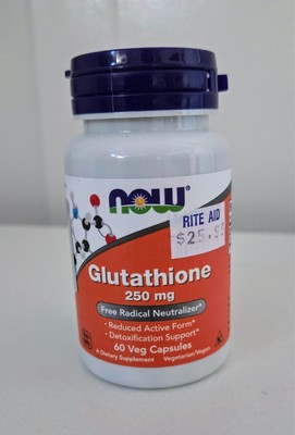 Now Foods - Glutathione 250mg - 60 Veg Count