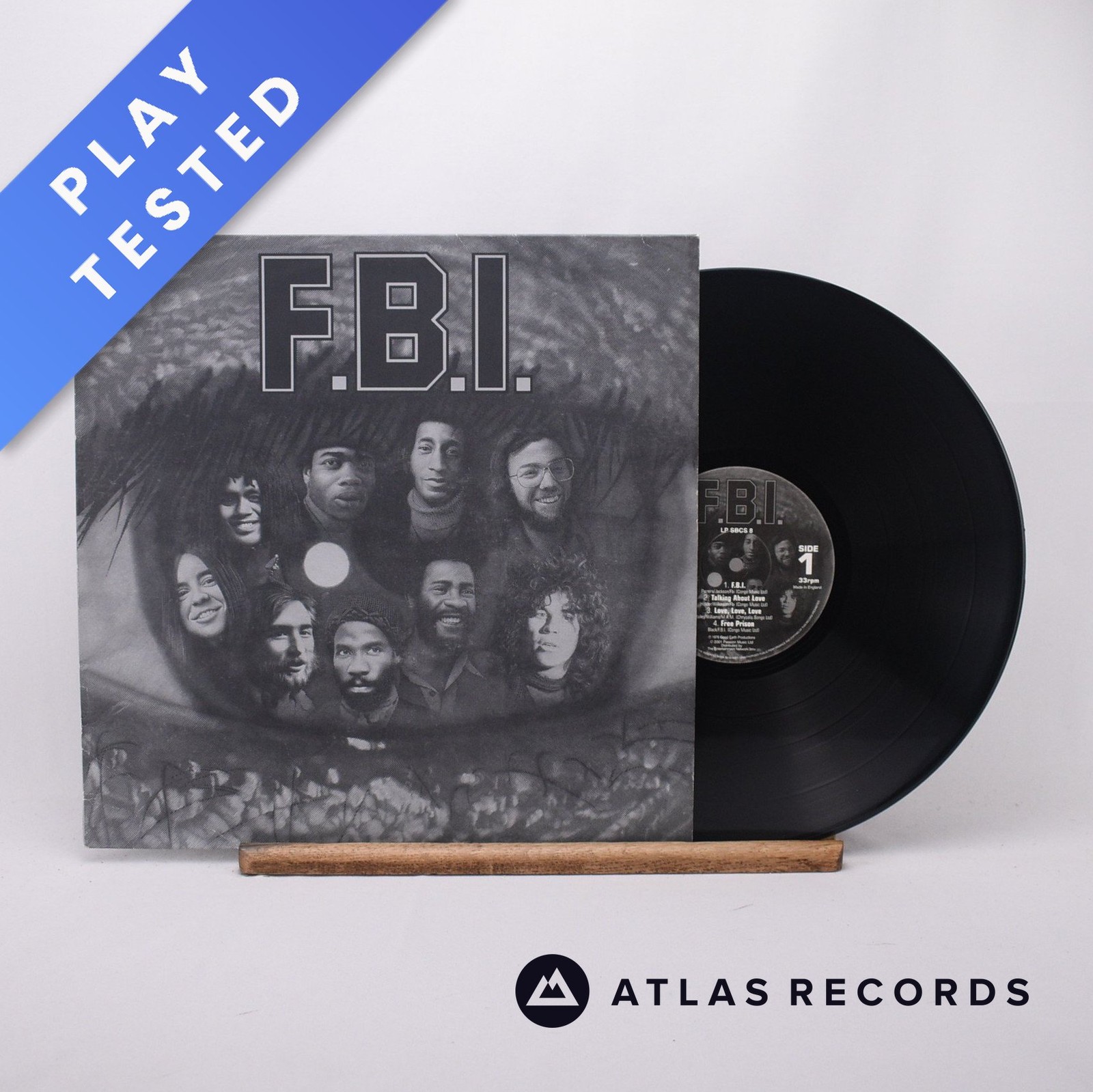 FBI F.B.I. Reissue LP Album Vinyl Record LP SBCS 8 Soul Brother Records - VG+/EX