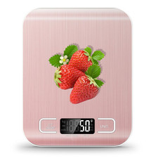 Food Scale, 11Lb Kitchen Scale with 6 Units Tare Function  LCD Display, 0.05Oz/