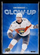 2025-26 Upper Deck Series 2 Glow-Up #GU-19 Evan Rodrigues