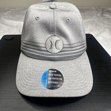 Hurley Horizon Hat OSFM Snapback Breathable Sweat Wicking Gray NWT 30 HNHM0025