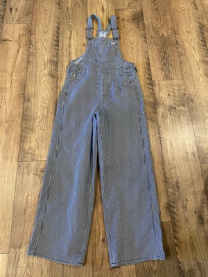 Lee×markaware  OVERALLS Lee Workwear Hickory Stripe Bib Overalls Medium Blue White