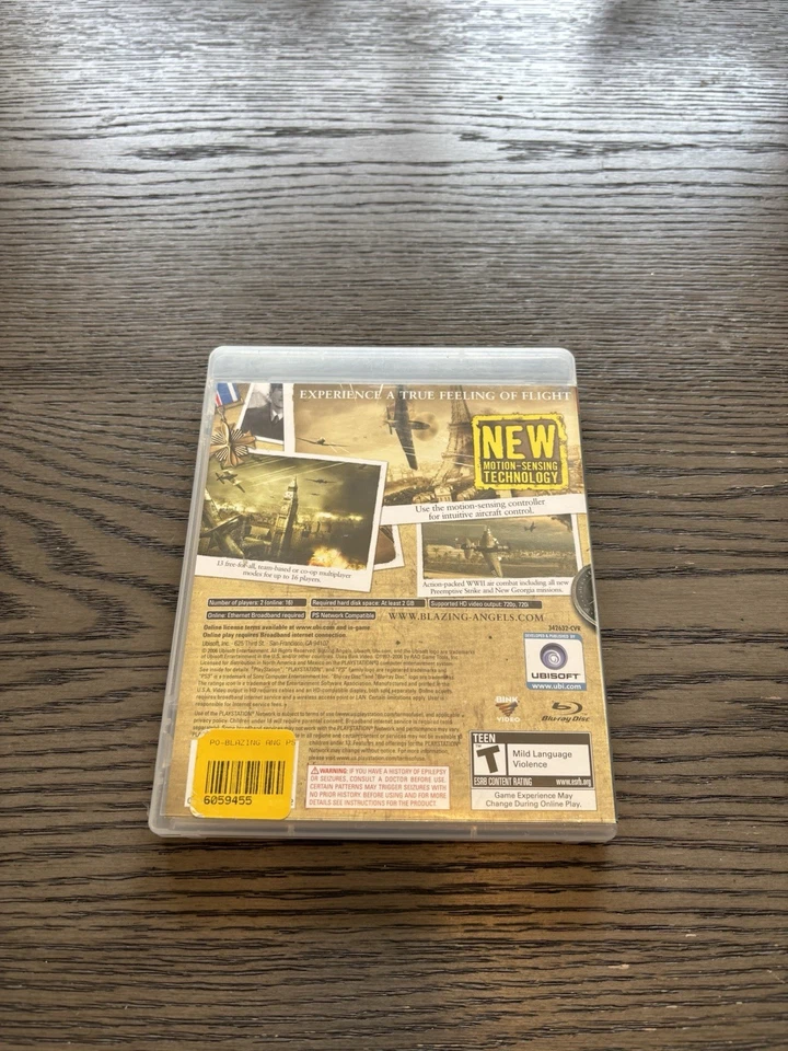 Sony Playstation 3 PS3 Blazing Angels Squadrons of WWII CIB Complete + Manual - Image 2 of 4