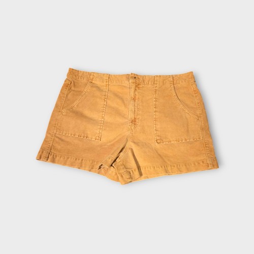 American Eagle Super Hi Rise Corduroy Shorts Womens Size 16 Patch Pockets Boho