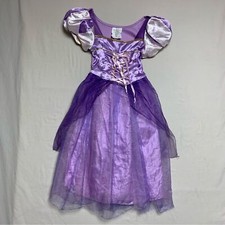 Disney Princess Rapunzel Tangled Halloween Costume Girls Small Purple Gown Dress