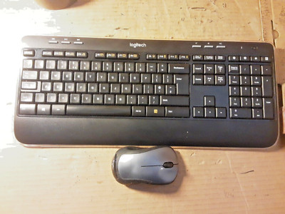 Logitech K520 Wireless Tastatur + M310 Maus + USB Empfänger funktioniert 