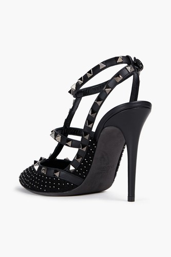 RRP€1100 VALENTINO GARAVANI Ankle Strap Shoes US9.5 UK6.5 EU39.5 Rockstuds - Imagen 5 de 10