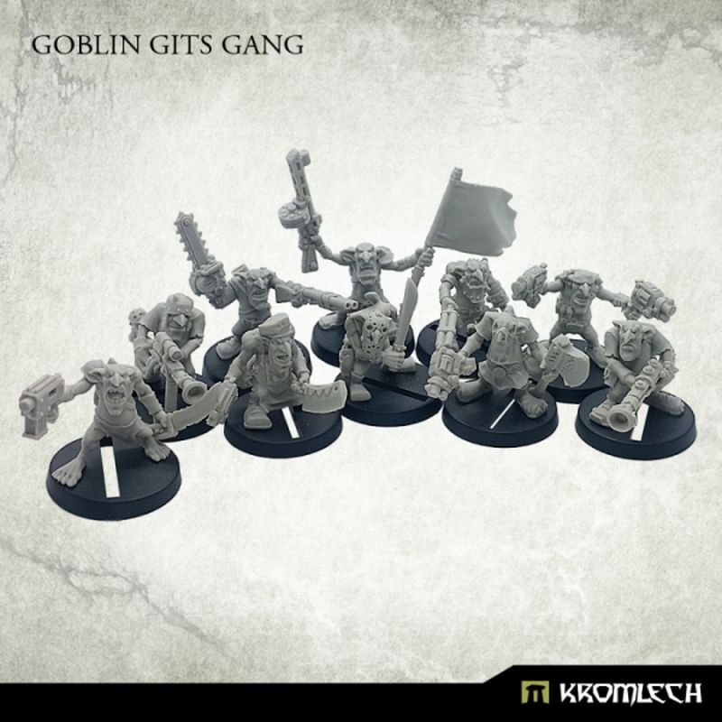 Thumbnail - Goblin Gits Gang Kromlech Miniatur Tabletop Orks Goblins Modelle