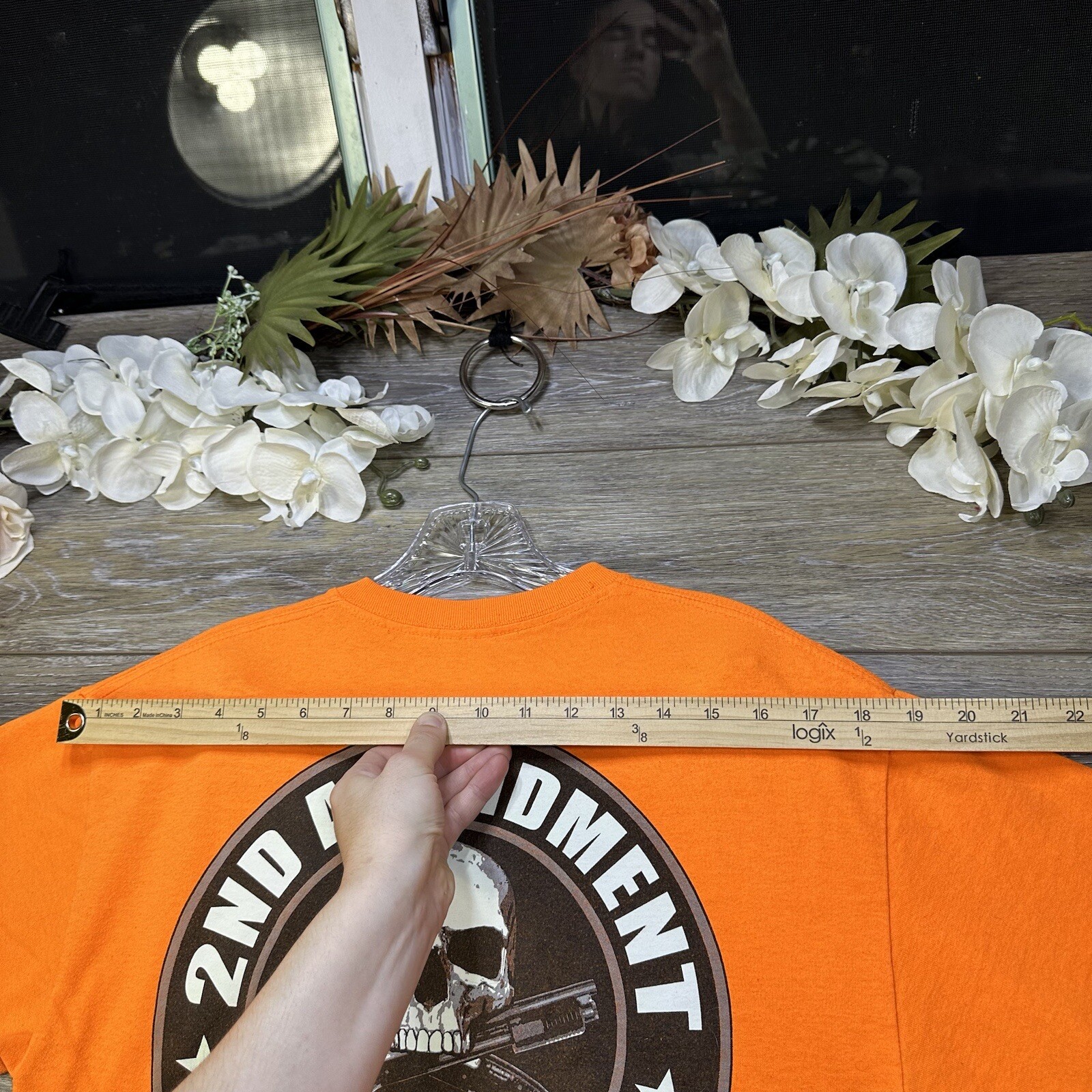 2nd Amendment TShirt Size Medium Orange Guns Amer… - image 16