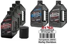 Complete Engine Oil Change Kit 20W50 V-Twin Full Synthetic Harley Davidson