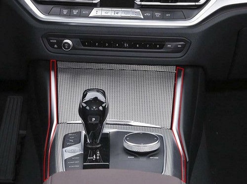 Gloss Black Central Control Cup Side Trim For BMW 3 Series G20 G21 G28 2019-2020 - Picture 2 of 8