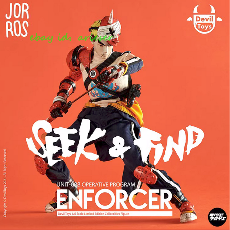 Devil Toys X Jor Ros Enforcer Unit-088 1/6 Action Figure New