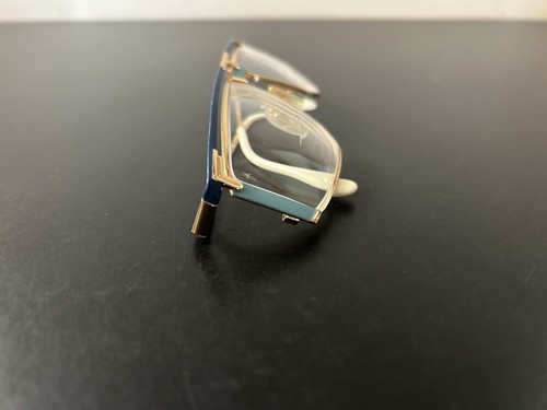 Cazal Vintage Eyeglasses Model 235- Col.367-Gold & Bue, Light Blue *Used* - Picture 22 of 24