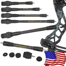 6" 8" 10" 12" 15"Archery Bow Stabilizer 3K Carbon Balance Bar Weight Hunting Rod