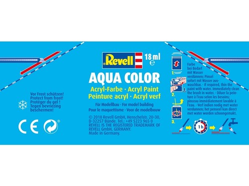 Revell - Aqua Color, Fiery Red, Gloss, RAL 3000, 18ml, 31 - Picture 3 of 4