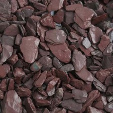 20mm Plum Slate Premium Decorative Garden and Landscaping 20KG Bag Long Rake