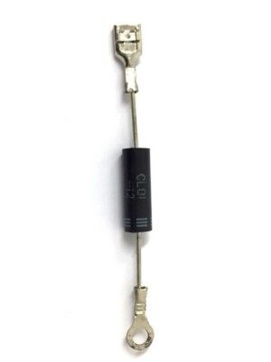 Diodo ad alta tensione - TOOGOO(R) Nero 12 KV 350mA 2 Pin Way singola Diodo ad alta tensione - TOOGOO(R) Nero 12 KV 350mA 2 Pin Way singola