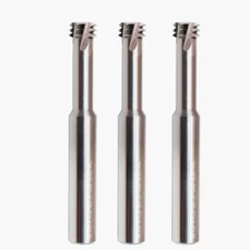 1pcs Solid Carbide Thread Mill HRC60 Thread Cutter Three Tooth For Aluminum