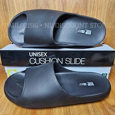 32 DEGREES COOL Cushion Slides Unisex (W)Women's & (M)Men's ~ Black