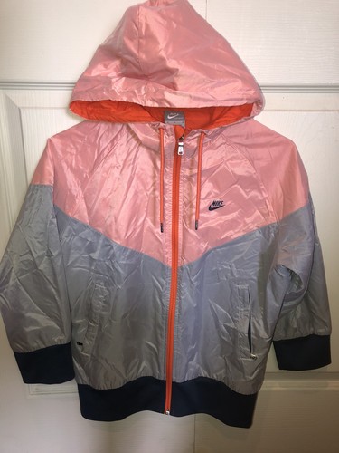 Vtg Nike Full Zip Retro Tri Color 