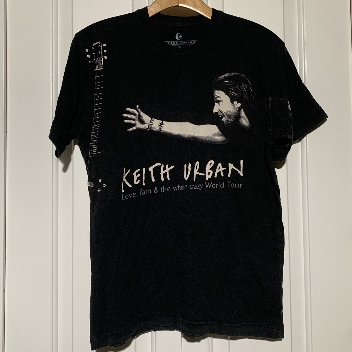 Keith Urban World Tour 2007 Concert Country Music Black Graphic