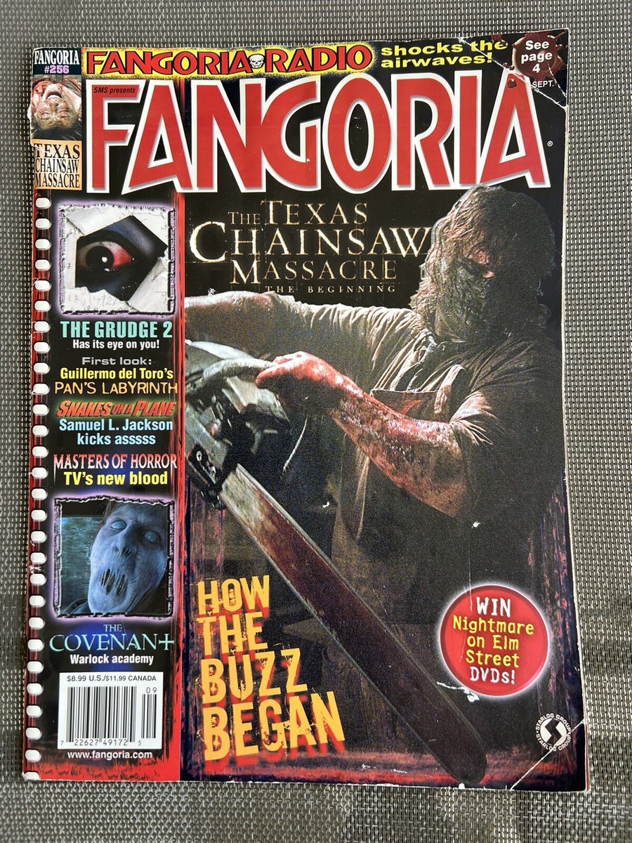 Fangoria 256 Texas Chainsaw Massacre The Beginning RARE OPP