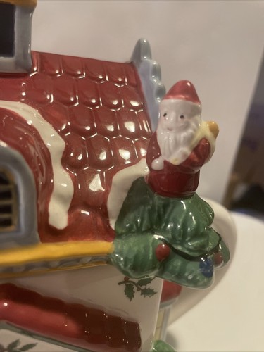 Vintage Spode - Weihnachtsbaum Dorfhalle Teekanne - 2002 EUC - Bild 6 von 16