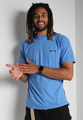 Vintage DONNAY 90's T-Shirt Blue - Size Small S (J9)