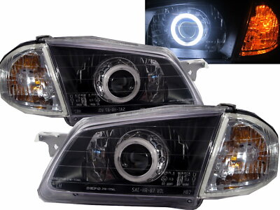 Laser BJ MK8 98-00 4D/5D CCFL Bi-Projector HID Headlight Black V1 for FORD LHD