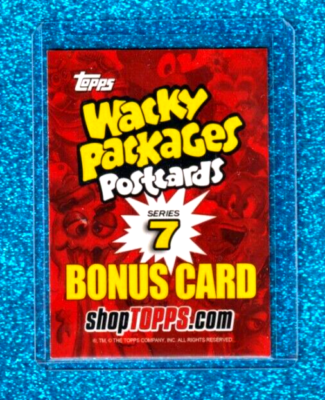 Wacky Packages Postcard Series 7 Bonus Card TS11 "CAP'N CLUNK" VERY RARE! |  eBay