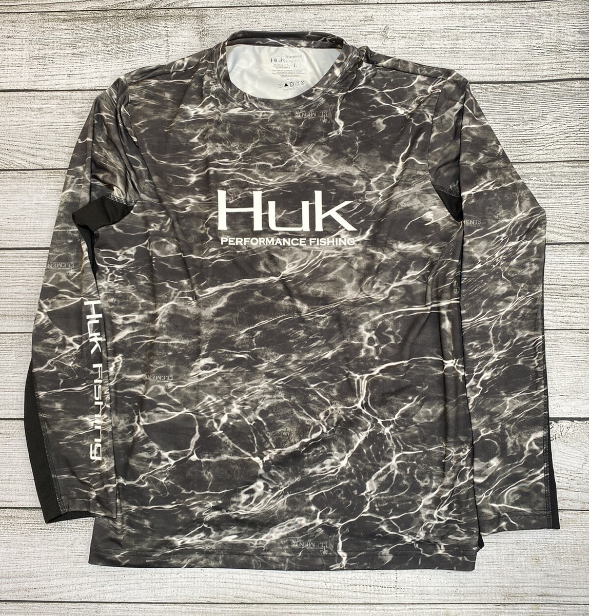 Chemise De Pêche Homme Huk Performance - XXL - Manches Longues - Camo Mossy Oak