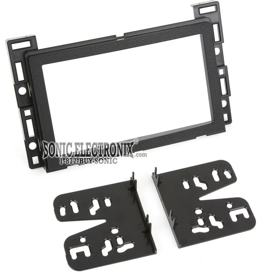 Kit de instalación doble DIN simple/doble Metra 95-3302 para vehículos GM/Chevy 2004-06 Foto 2 de 4