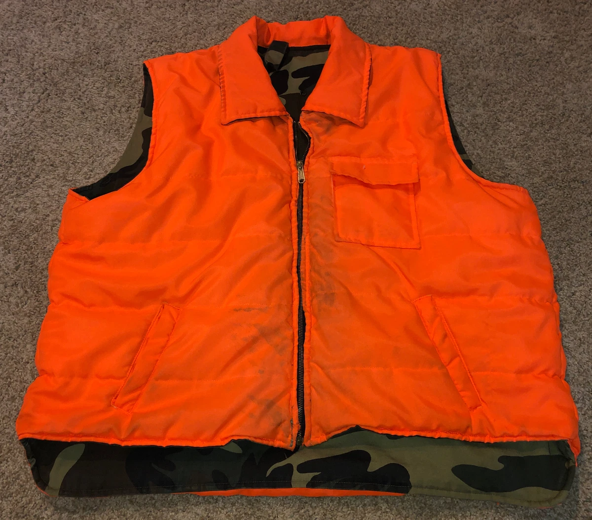Orange hunting vest best sale mens
